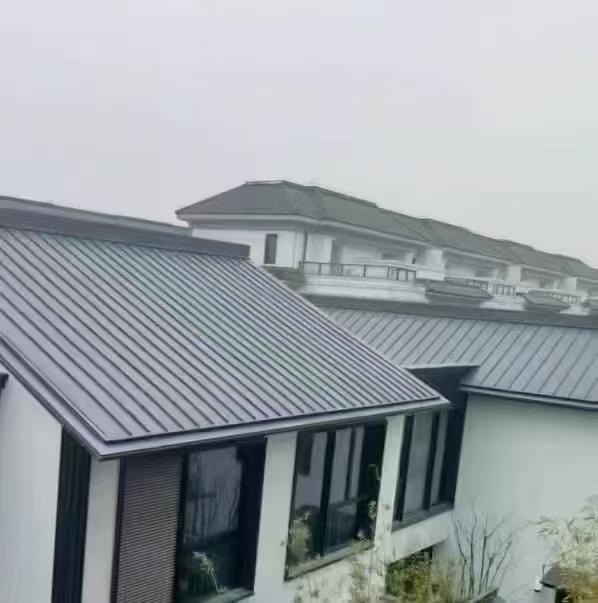 陕西长城铝瓦隔热板民宿